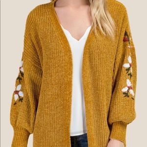 Emmeline Hand-stitched Embroidered Cardigan